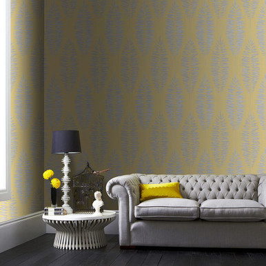 lucia yellow wallpaper