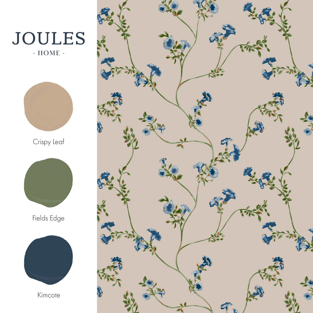 Joules Robey Cottage Floral Creme Wallpaper