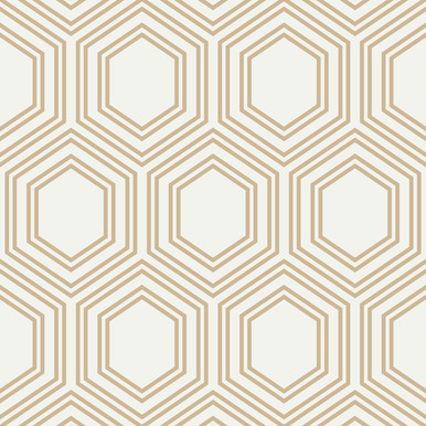 Next Honeycomb Geo Neutral Wallpaper