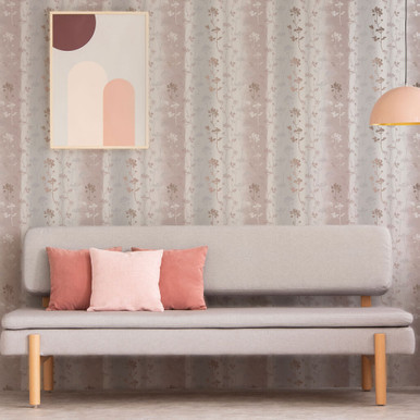 summertime blush & rose gold wallpaper