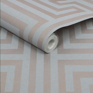 next metallic greek key grey wallpaper