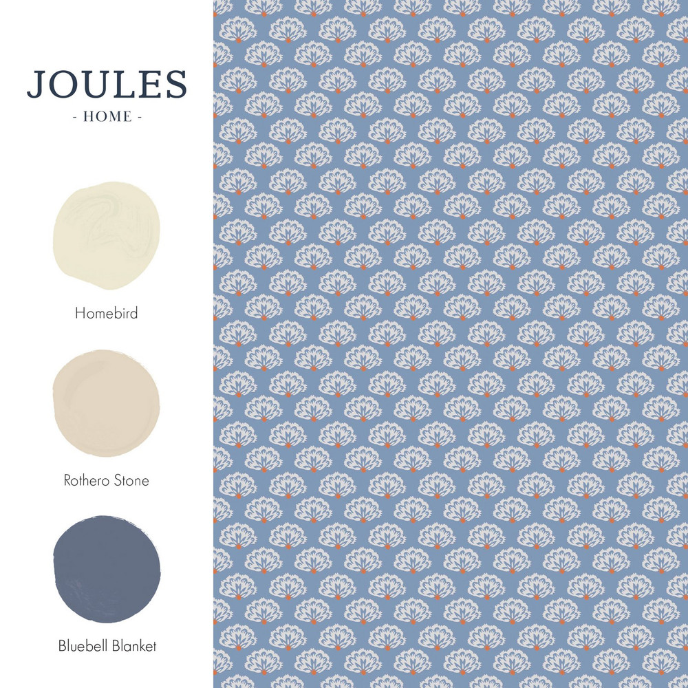 Joules Peacock Geo Blue Creme Wallpaper - 120880_FLATLAY_PEACOCK GEO BLUE CREME_01.jpg