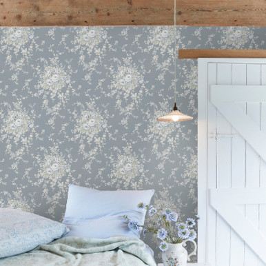 Garden Floral Slate Grey Wallpaper - 125129_ROOMSET_GARDEN FLORAL SLATE GREY_01.jpg
