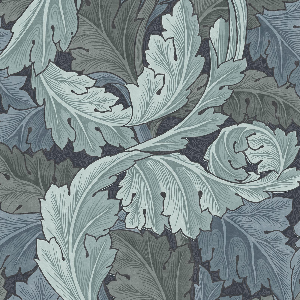 Acanthus Indigo Roller Blind - 130827rol_DETAIL_01.jpg