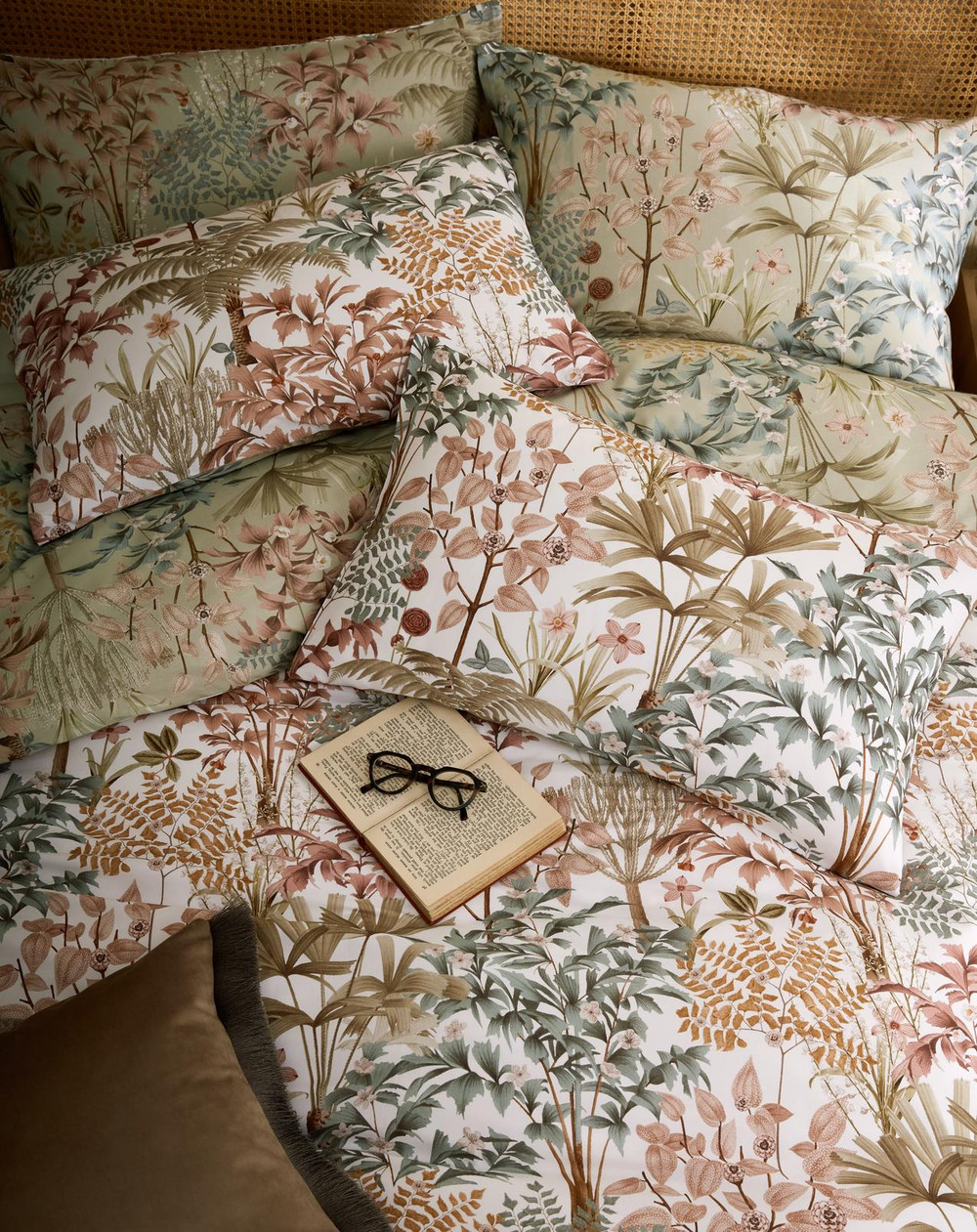 Jardin Botanico Soft Sage Duvet Cover Set