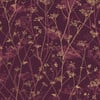 Wild Chervil Damson & Gold Wallpaper Wild Chervil Damson & Gold Wallpaper