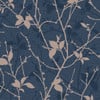 Belle Navy and Copper Wallpaper Belle Navy and Copper Wallpaper