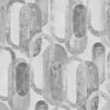 Oval Shapes Grey Wallpaper