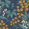 Persephone Navy And Ochre Wallpaper Persephone Navy And Ochre Wallpaper