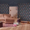 Cath Kidston Painted Kingdom Navy Wallpaper Cath Kidston Painted Kingdom Navy Wallpaper