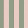 Cath Kidston Canopy Stripe Green & Pink Wallpaper Cath Kidston Canopy Stripe Green & Pink Wallpaper