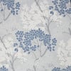Fresco Lykke Tree Navy Floral Wallpaper Fresco Lykke Tree Navy Floral Wallpaper