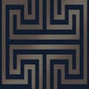 Next Metallic Greek Key Navy Wallpaper Next Metallic Greek Key Navy Wallpaper