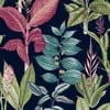 Next Fantasy Rainforest Leaves Navy Wallpaper Next Fantasy Rainforest Leaves Navy Wallpaper