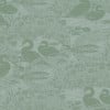 Laura Ashley Swans Jade Green Wallpaper Laura Ashley Swans Jade Green Wallpaper