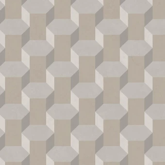 Vintage Geometrics Neutral Wallpaper