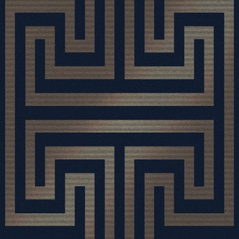 next metallic greek key navy wallpaper