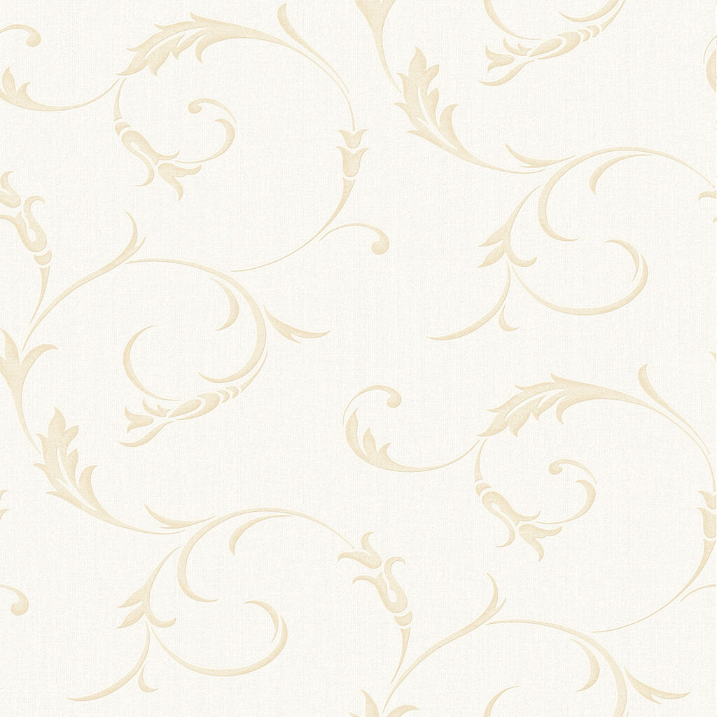 Athena White Gold Wallpaper