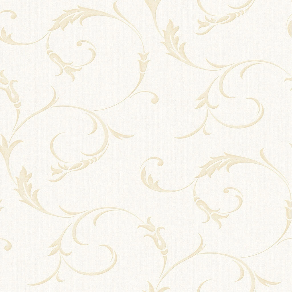 Athena White Gold Wallpaper