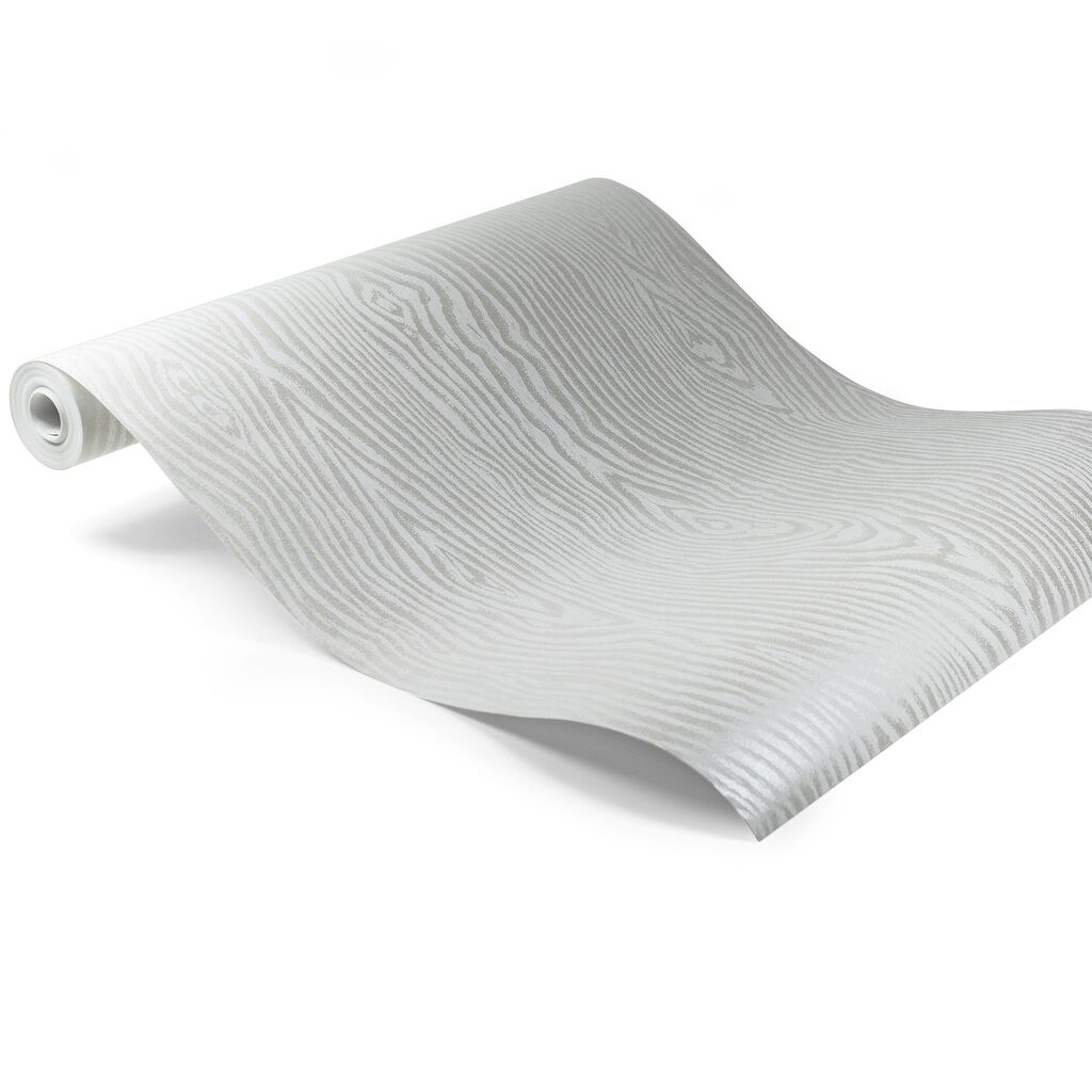 Cypress White and Pearl Wallpaper