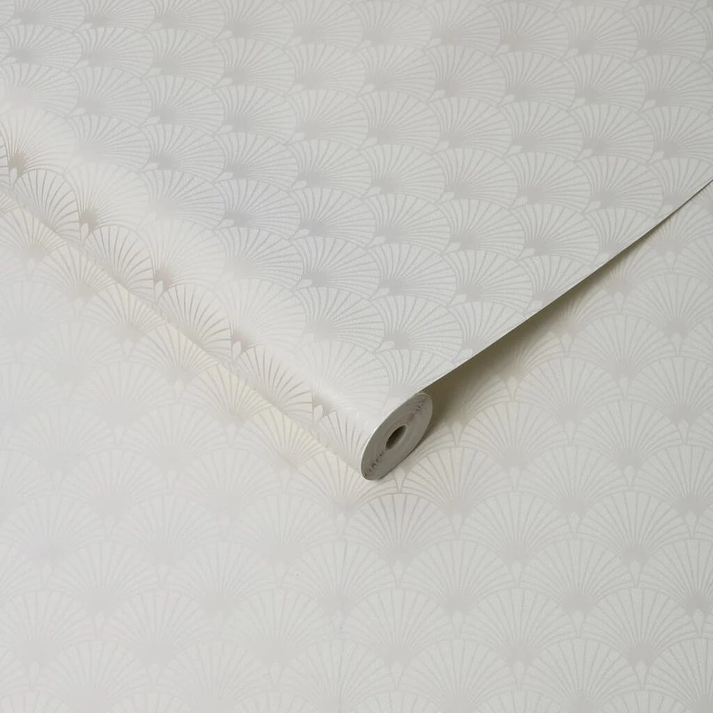 ecailles gatsby white wallpaper