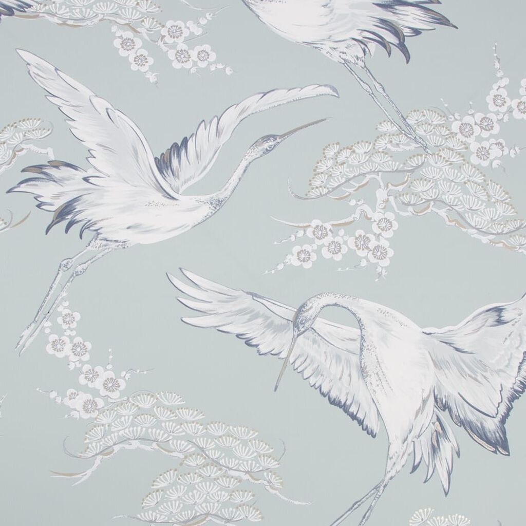 crane duck egg wallpaper