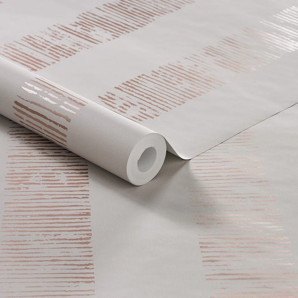 mara stripe neutral wallpaper