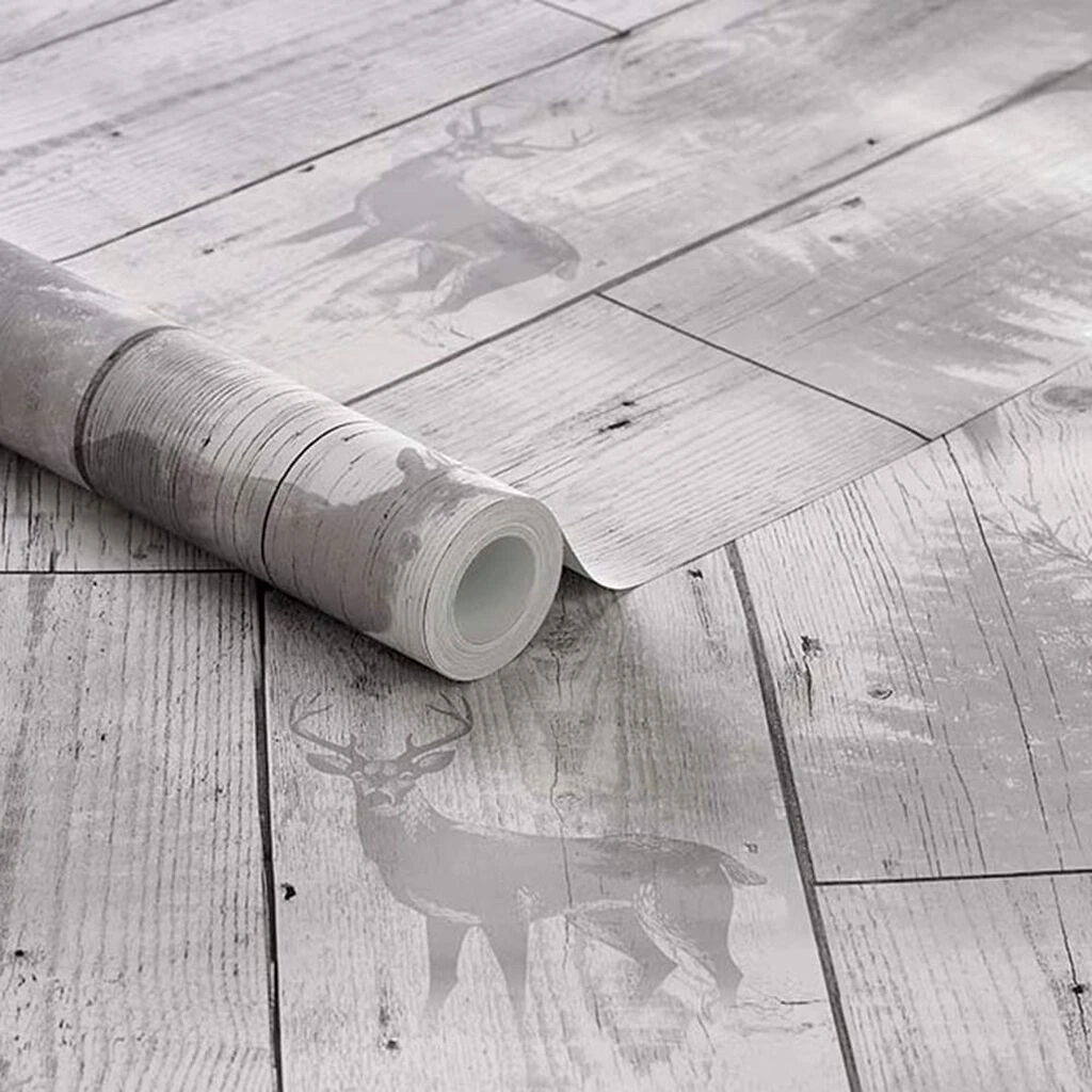 highland plank grey wallpaper