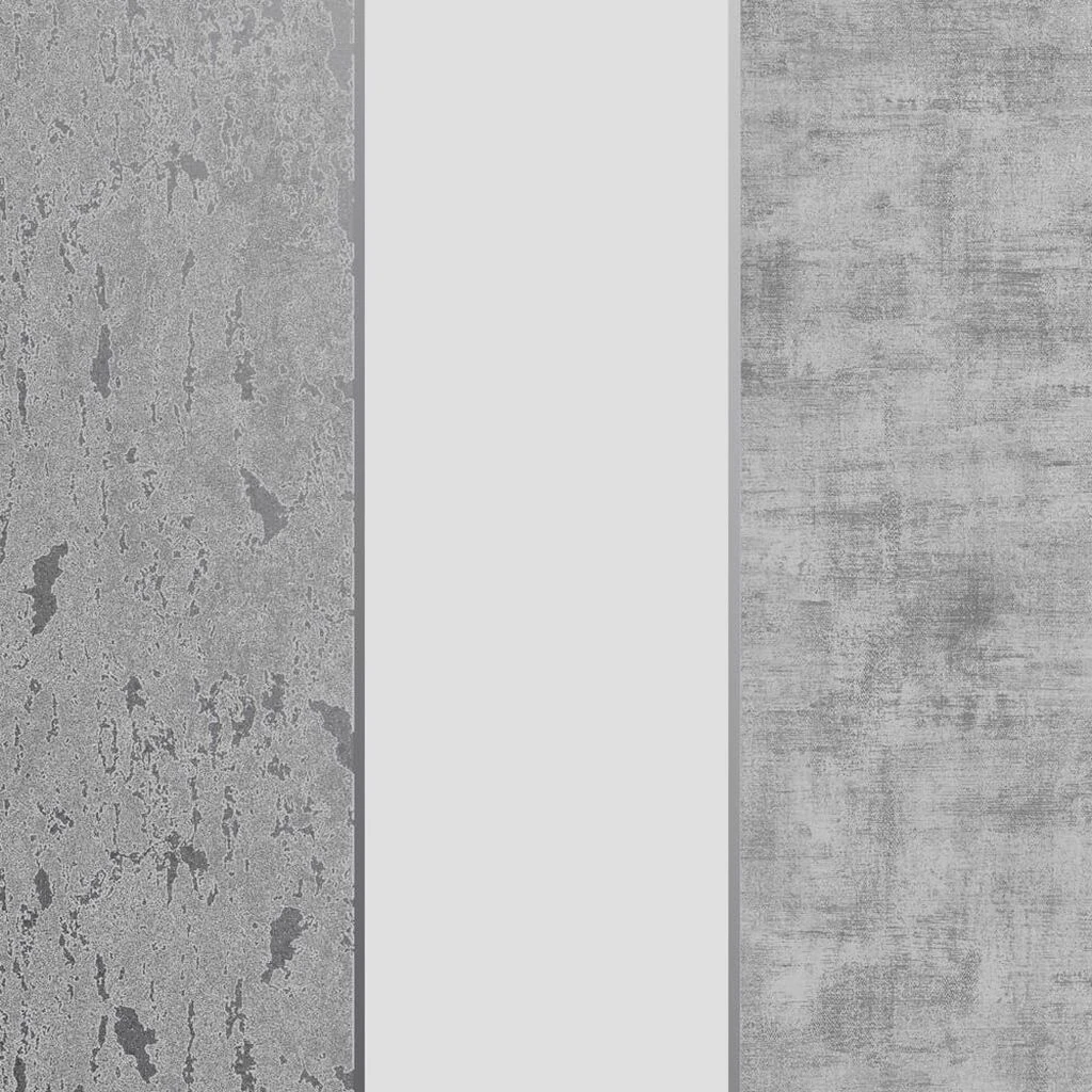 milan stripe silver wallpaper