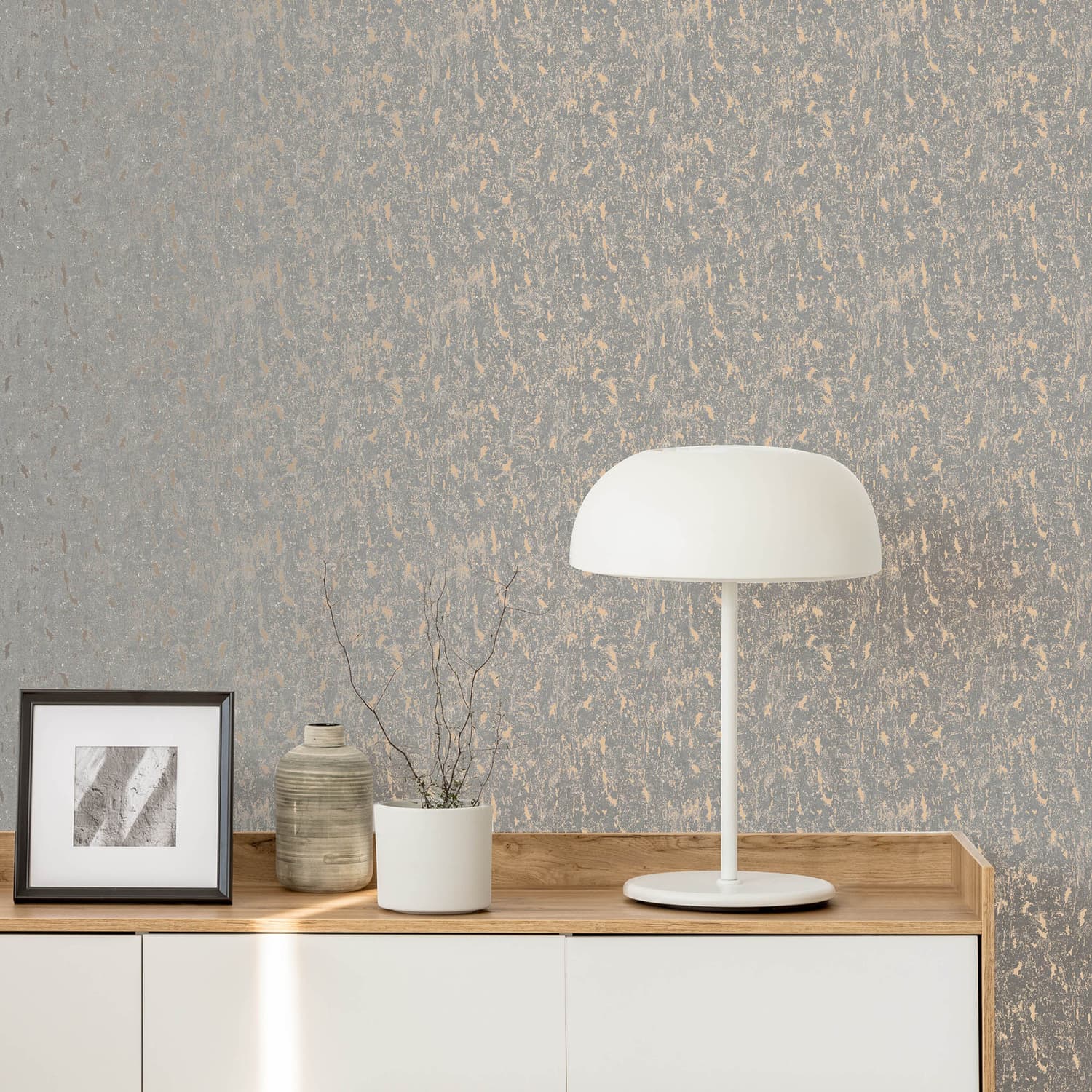 Milan Rose Gold Wallpaper