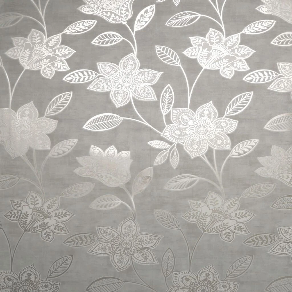 fiorella taupe wallpaper