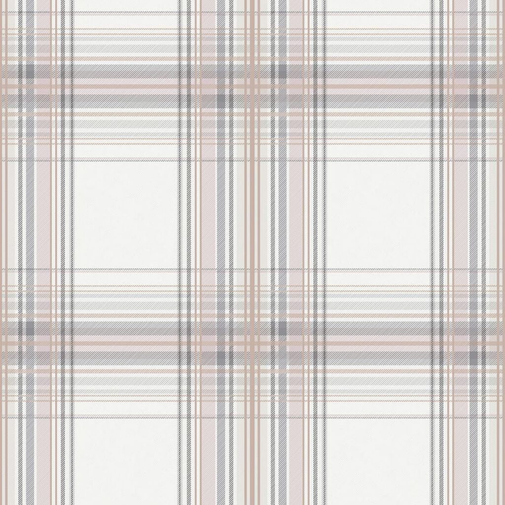 iona check pink wallpaper
