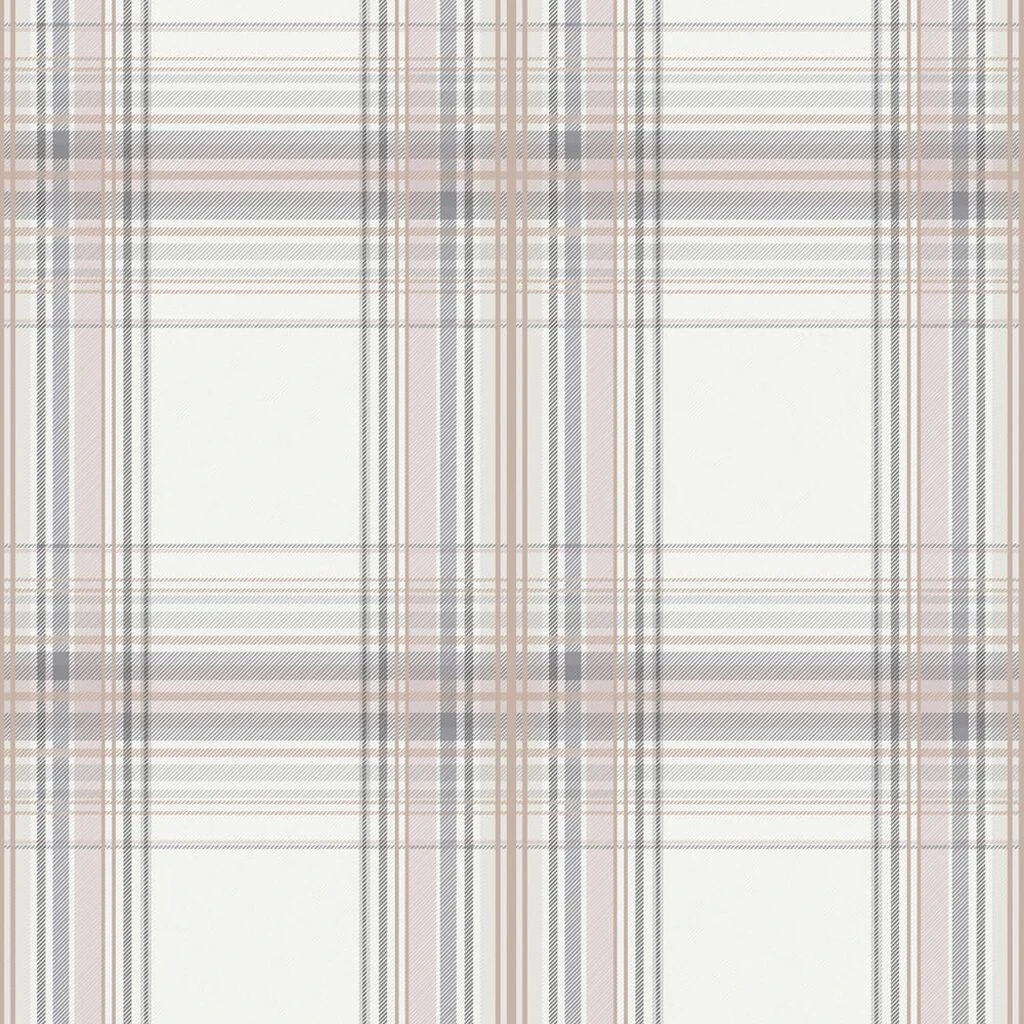 iona check pink wallpaper