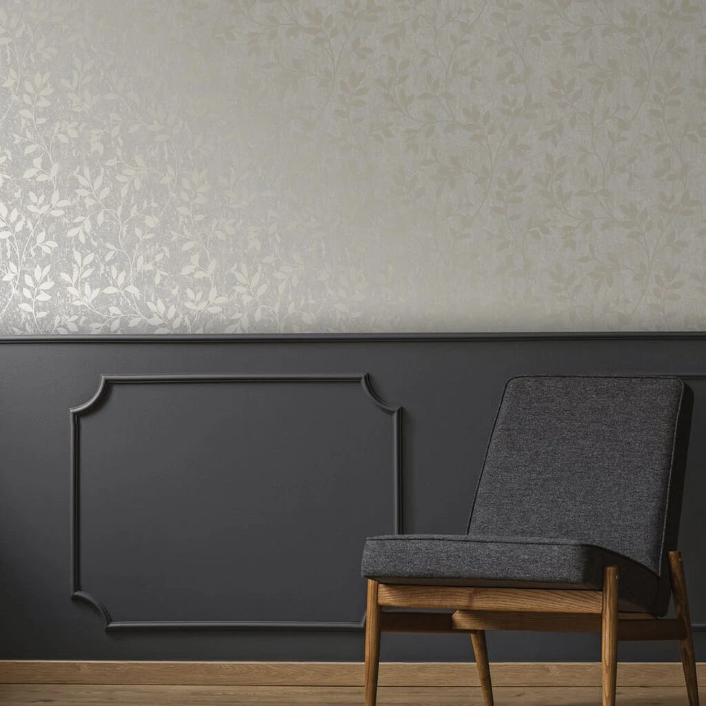 milan trail taupe wallpaper