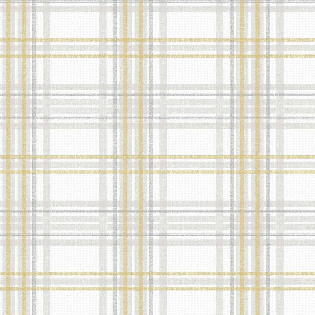 country tartan yellow wallpaper