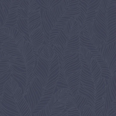 leaf navy wallpaper