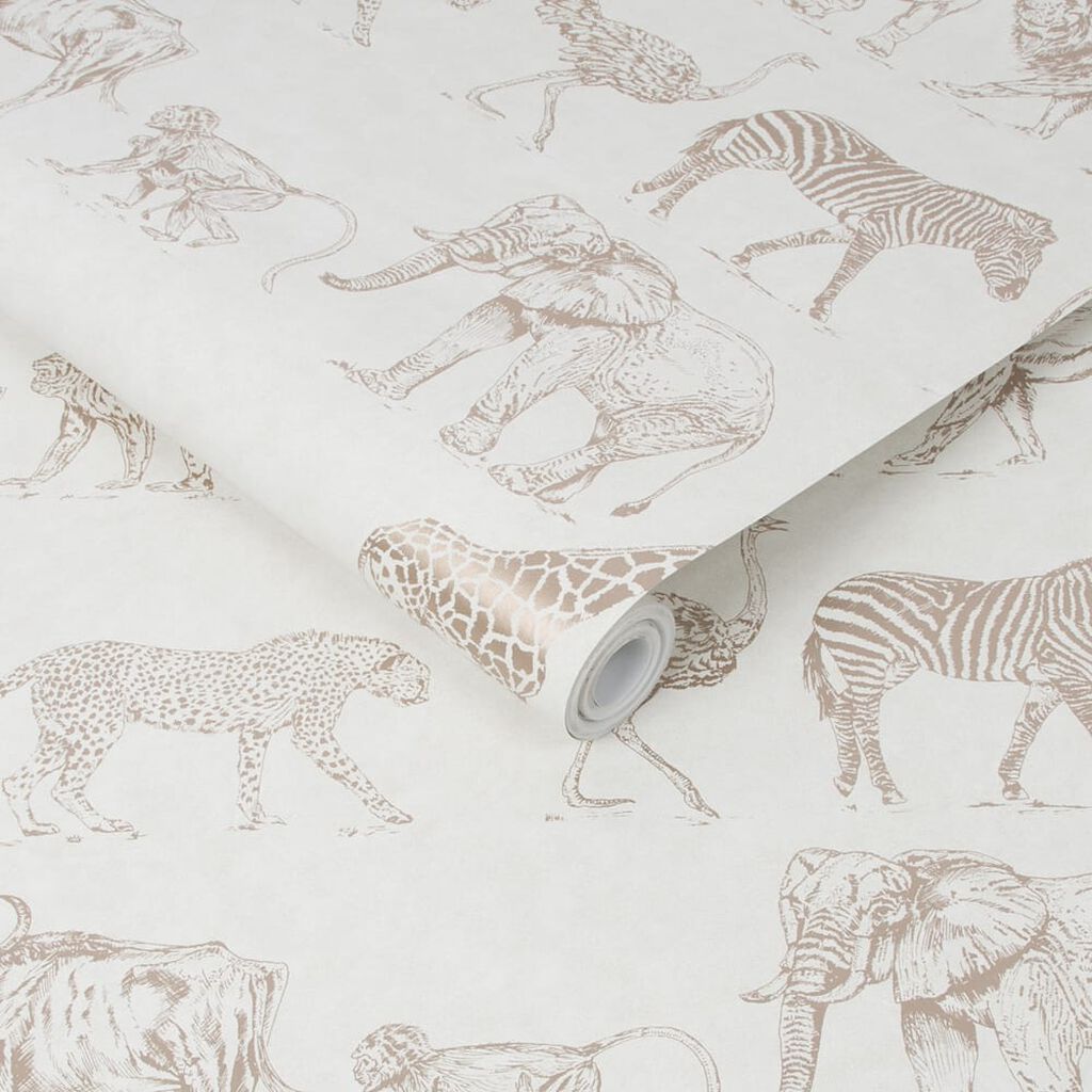 safari cream wallpaper