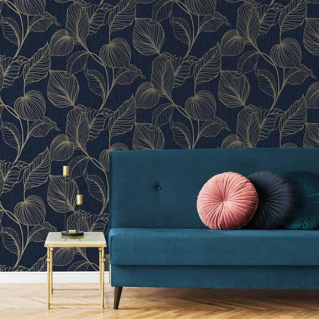 Royal Palm Sapphire Wallpaper