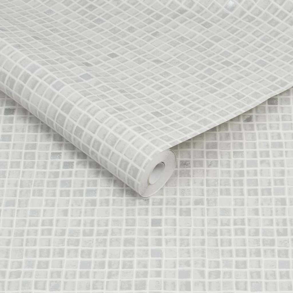 spectrum mosaic grey wallpaper