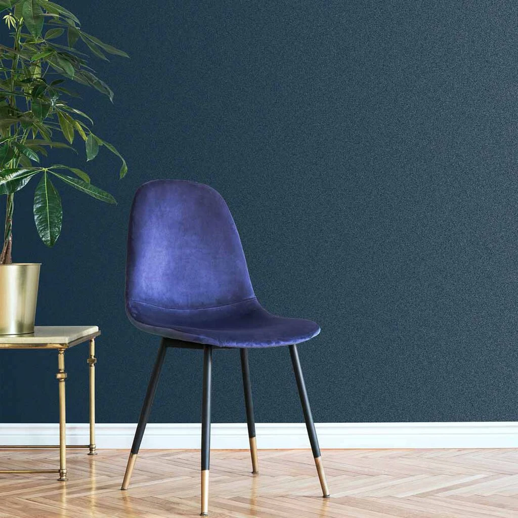 disco glitter navy wallpaper