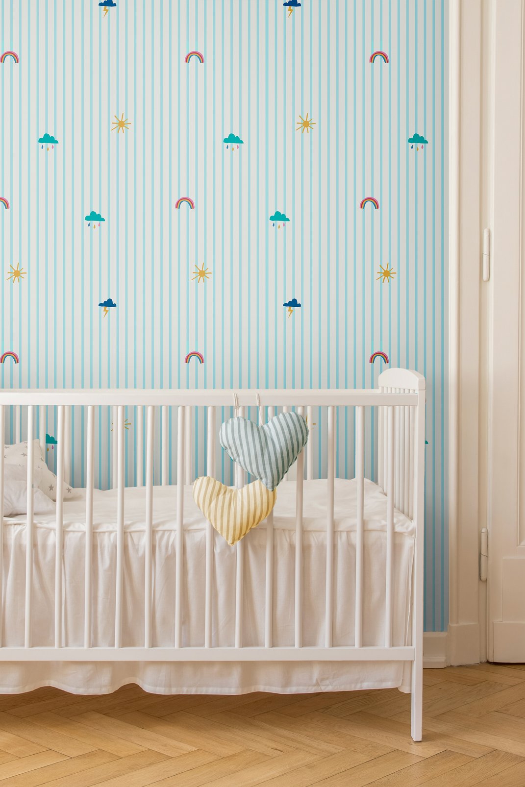 Joules Whatever the Weather Icons Haze Blue Wallpaper