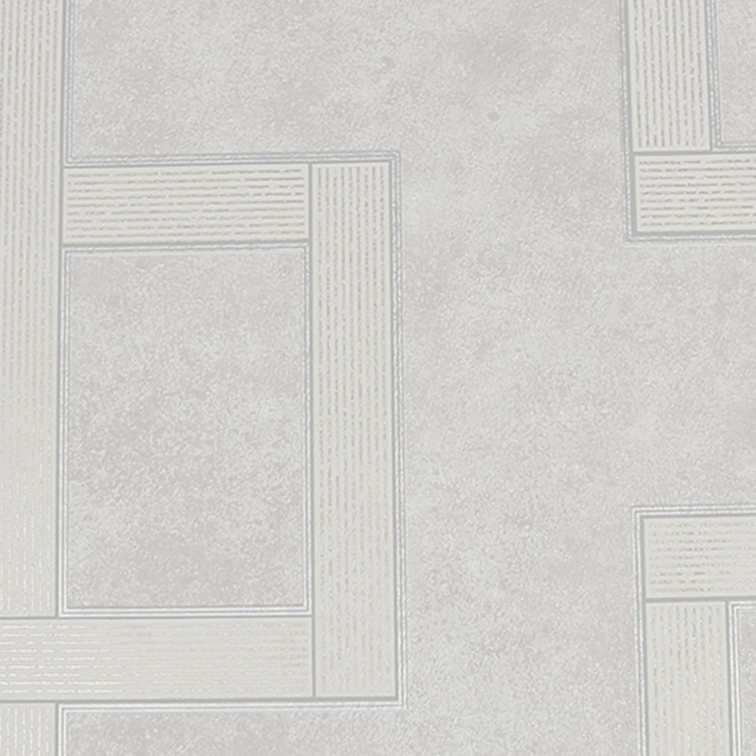 Gilded Greek Key Pearl Wallpaper