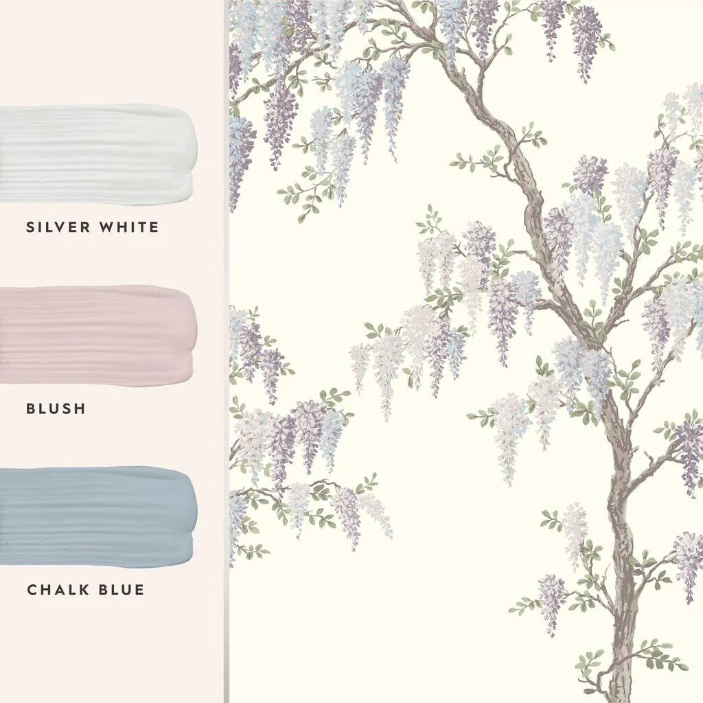 Wisteria Garden Fixed Width Wall Mural