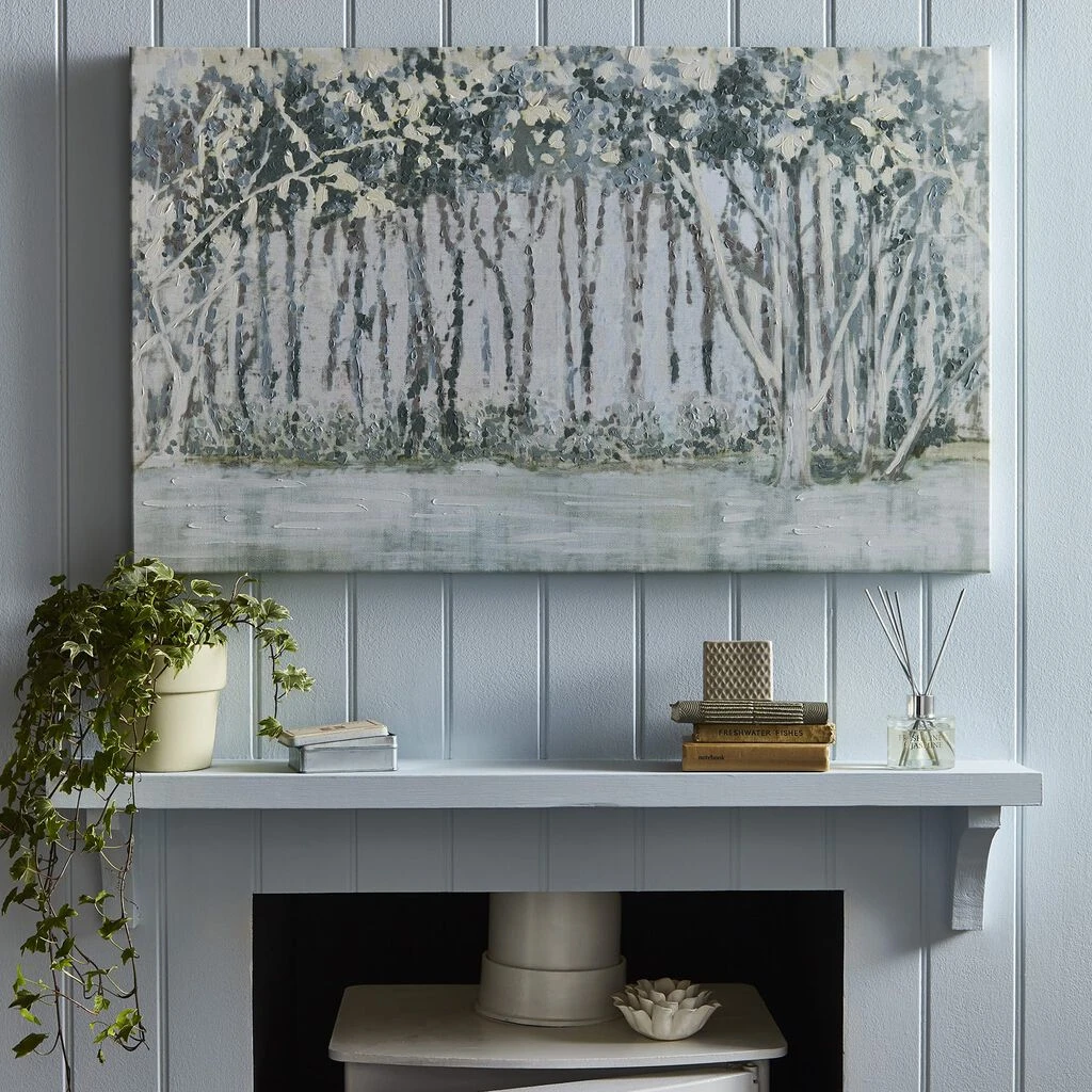 woodland walk printed canvas
