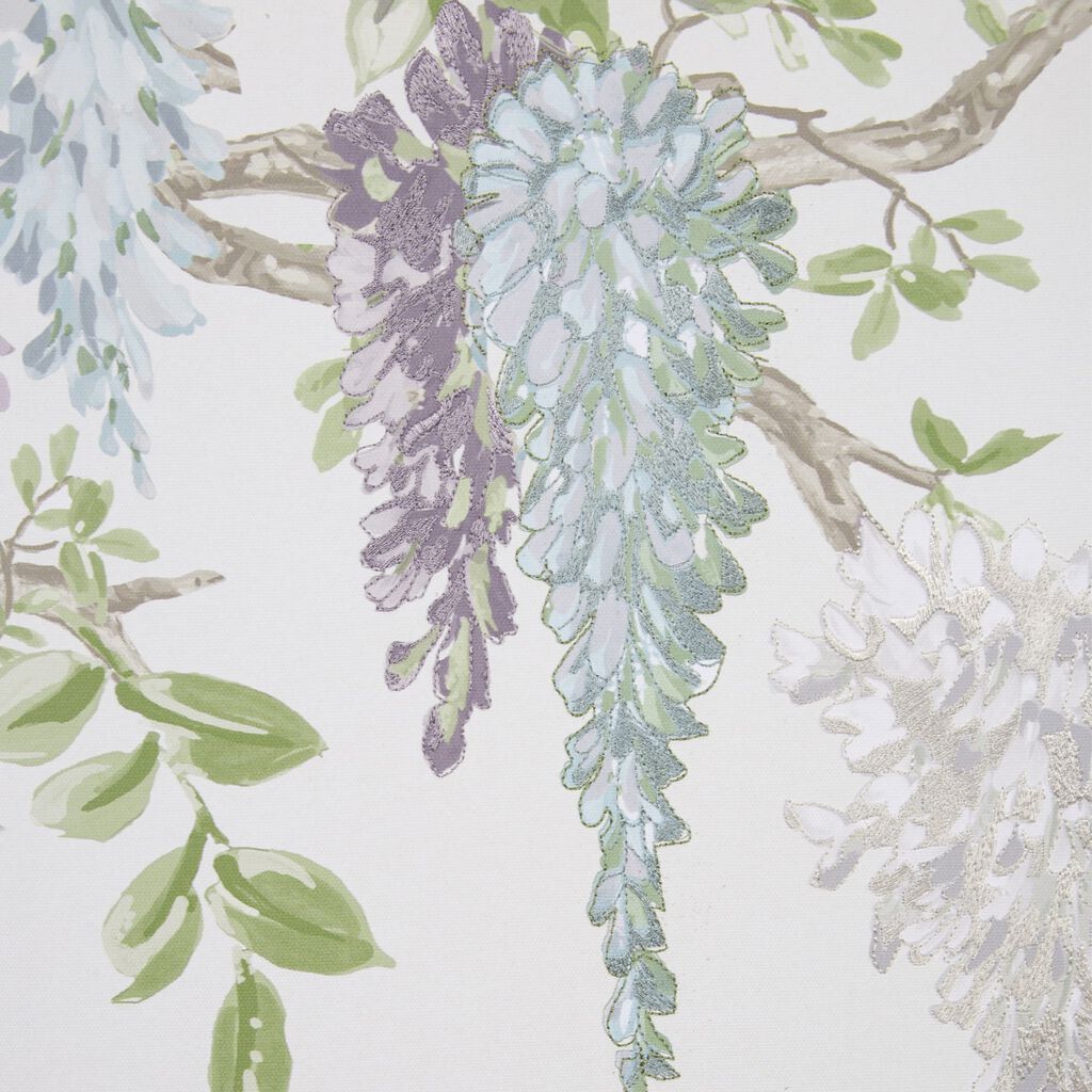 wisteria garden printed canvas