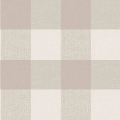 Glamorous Check Natural Wallpaper