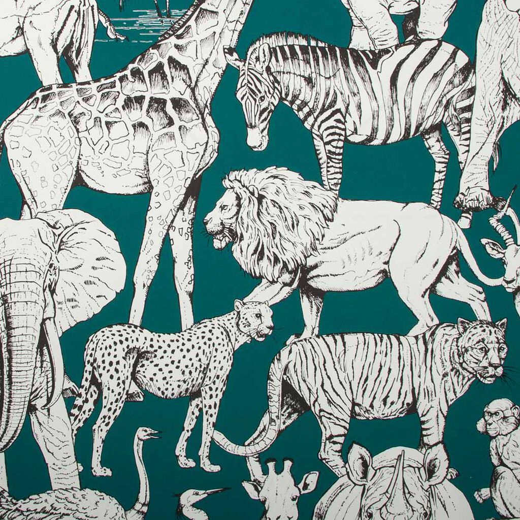 jungle animals vert wallpaper