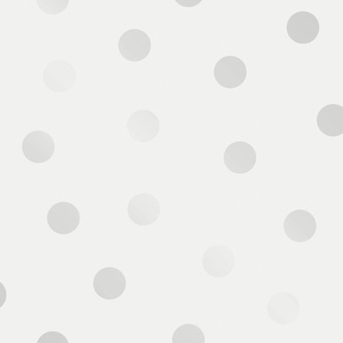 Starlight Spots Silver Wallpaper