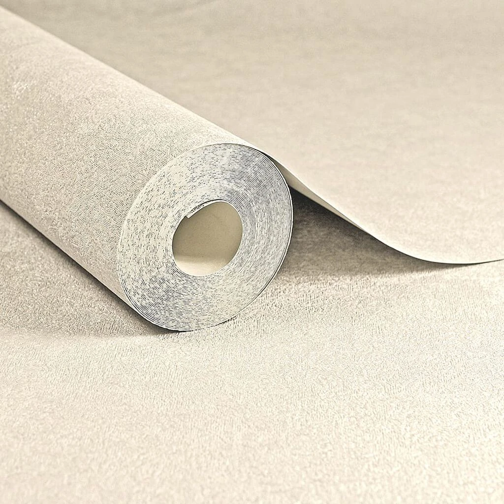 dynasty plain cream wallpaper