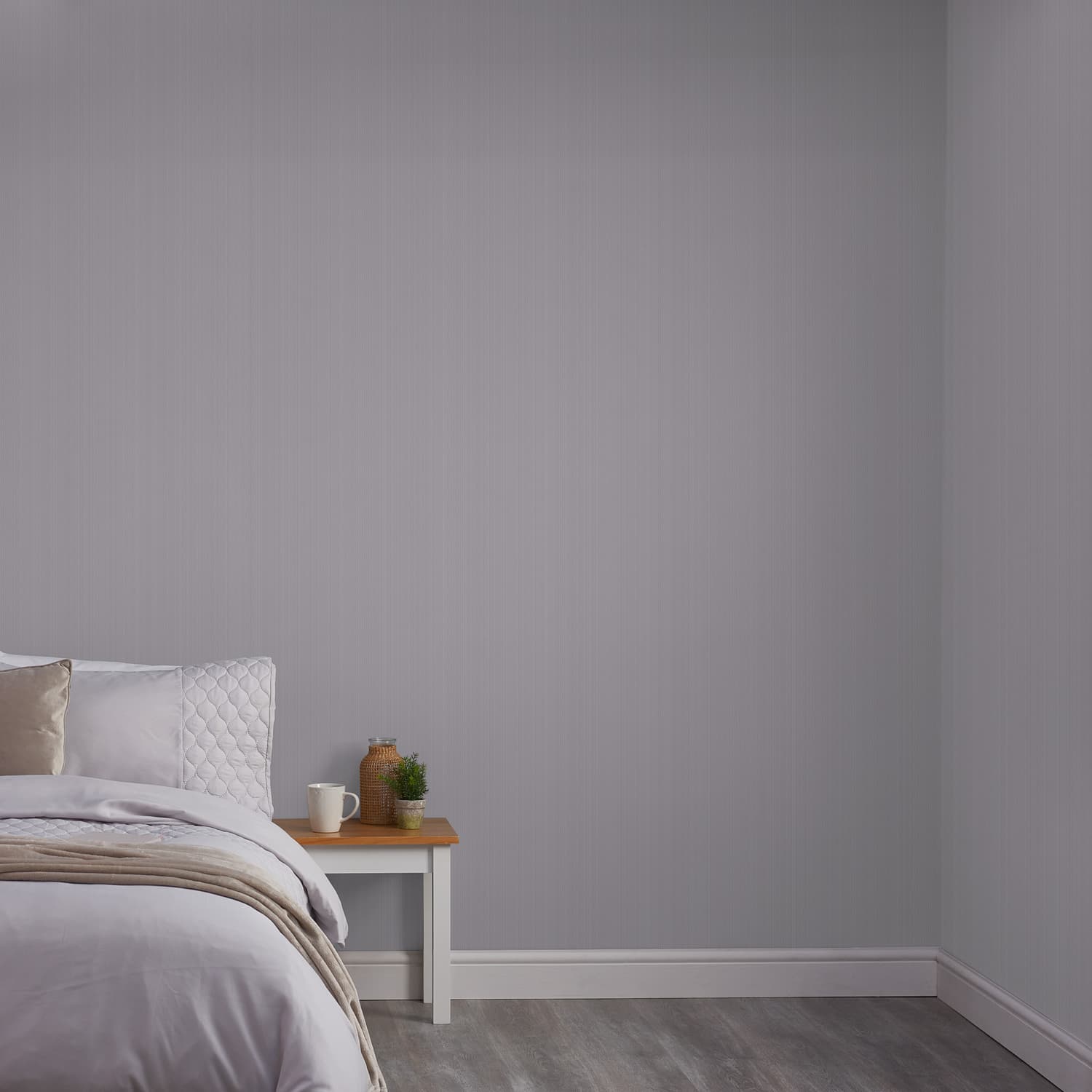 Glitter Stria Mauve Wallpaper